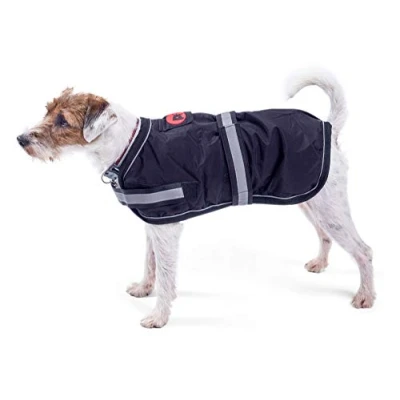 Image of Petface Super Soft Waterproof Dog Coat, 50 cm, Black