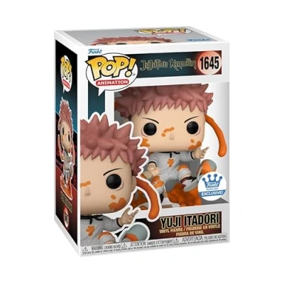 Image of Funko Pop! Animation: Jujutsu Kaisen Yuji Itadori Vinyl Figure, 4.8 inch, Exclusive