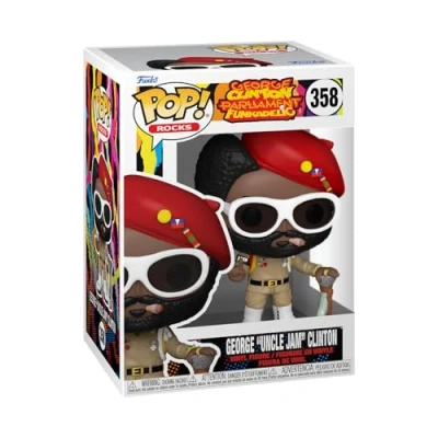 Image of Funko POP! Rocks: George Clinton Parliament Funkadelic Collectable Vinyl Figure Gift Idea Official Merchandise Toys for Kids &amp; Adults Music Fans Model Collectors and Display