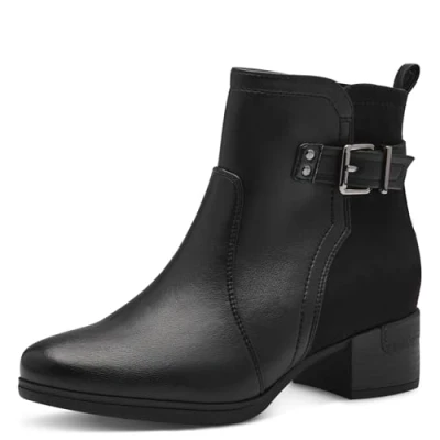 Image of Jana Women&#039; Boot Heel 8 25374 43 Fashion, Black, 4 UK