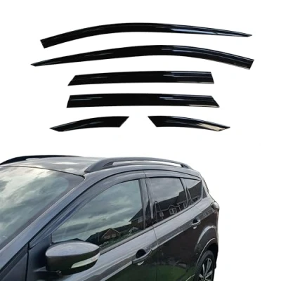 Image of AUTO CLOVER Wind Deflectors Set for Ford Kuga 2012 2019 (6 pieces)