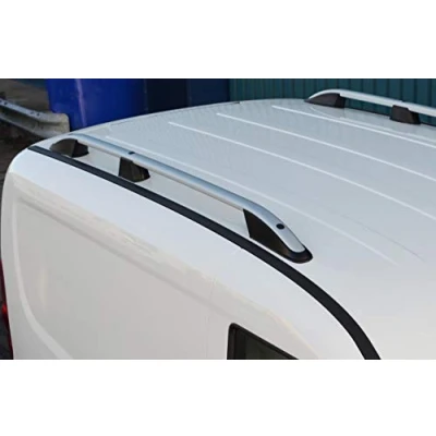 Image of ALVM Parts &amp; Accessories Aluminium Roof Rack Rails Side Bars Set To Fit L1 Caddy (2016+)