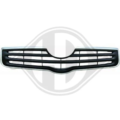 Image of 5310005080B0, 5310005100 Radiator Grill DIEDERICHS 6624140 chrome/black