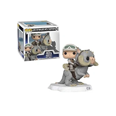 Image of Funko POP! Deluxe: Star Wars Luke Skywalker Taun Collectable Vinyl Figure Gift Idea Official Merchandise Toys for Kids &amp; Adults Movies Fans Model Collectors and Display