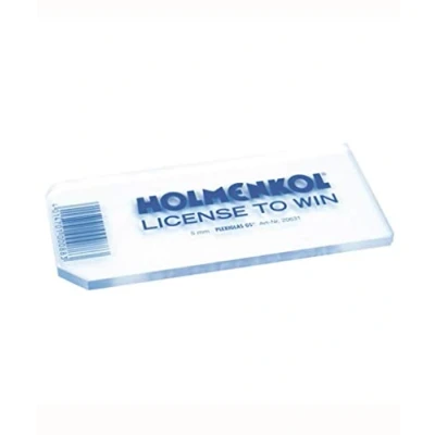 Image of Holmenkol 5mm Plastic Scraper Ski and snowboard maintenance tool