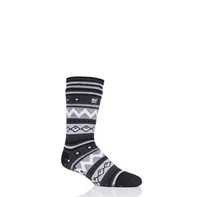 Image of 1 Pair Black Soul Warming Socks Men&#039;s 6 11 Mens Heat Holders
