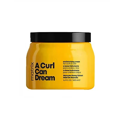 Image of Matrix Moisturising Hair Cream for Curly &amp; Coily Hair, With Manuka Honey Extract, Total Results A Curl Can Dream, 500ml