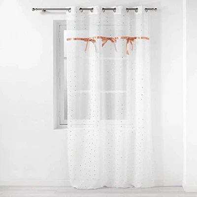 Image of Douceur d&#039;Interieur 140 x 240 cm Eyelet Panel White
