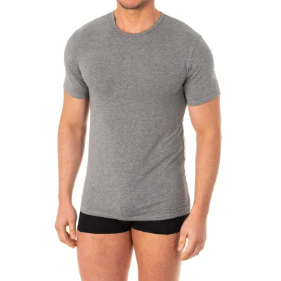 Image of Abanderado Mens short sleeve round neck T shirt A040W Grey Size 2XL
