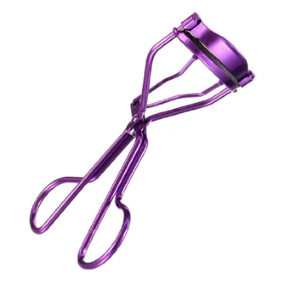Image of Beauty Plus Eyelash Curler, Applicator, Available in 17 Models,Stainless Steel with Silicone Pad, for Perfect Curling and Applications, Professional Curlers (Purple)
