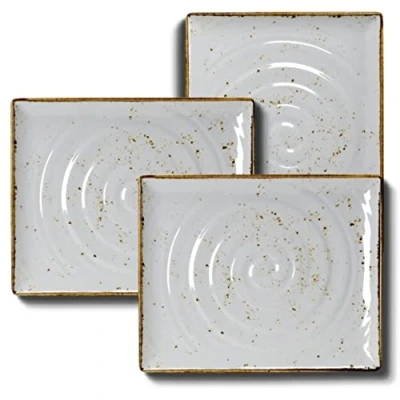 Image of Steelite VV458 Craft Melamine GN 1/2 Rectangular Platter, White (Pack of 3)