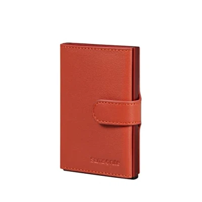 Image of Samsonite Alu Fit SLG Wallet 4&quot; Orange, Orange (Orange), 10.2 cm, Aluminium
