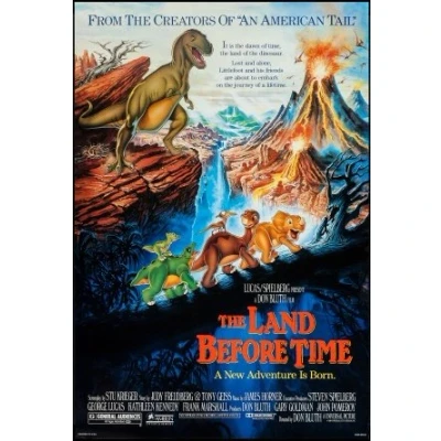Image of THE LAND BEFORE TIME Imported Movie Wall Poster Print 30CM X 43CM