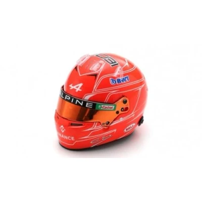Image of Spark 1/5 Resin Mini Model, Esteban Ocon Alpine Helmet, 2023 Monaco Grand Prix