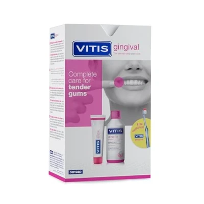 Image of Vitis Gingival Box Set 2in1 with Free Toothbrush The Ultimate Daily Gum Care