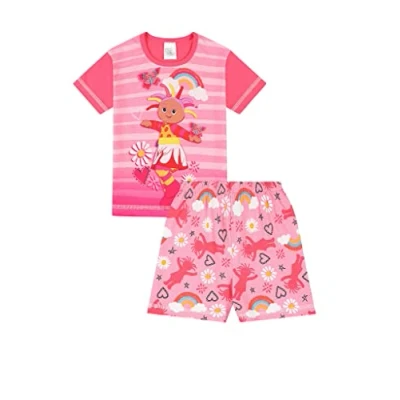 Image of In the Night Garden Girls Upsy Daisy Short Cotton Pyjama Set (18 24 Months) Pink