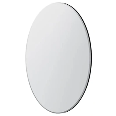 Image of MirrorOutlet All Glass Bevelled Classic Design Round Mirror 90 x 90CM 3ft Frameless YC128