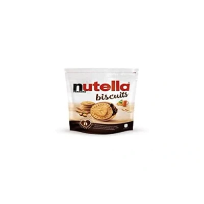 Image of 3X Ferrero Nutella Biscuits Cookies Filled with Hazelnut Cream Bag of 304g Sweet Snack