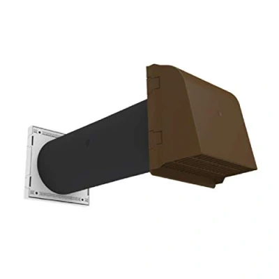 Image of 5&quot; Core Vent Cavity Ventilator Anti Draught Brown Cowl for Gas Appliances
