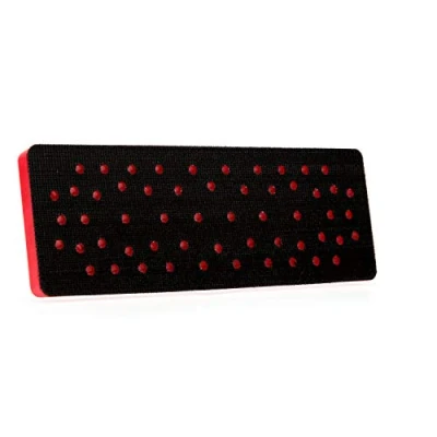 Image of 3M Hookit Clean Sanding Pad, 33 Holes For Orbital and Random Sanders Hook Loop Attachment 70mm x 198mm 12.7mm 28531