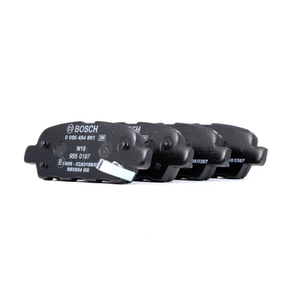 Image of 5580077K02 Brake pad set BOSCH 0 986 494 861 Low Metallic with acoustic wear warning SUZUKI: Grand Vitara 2 SUV