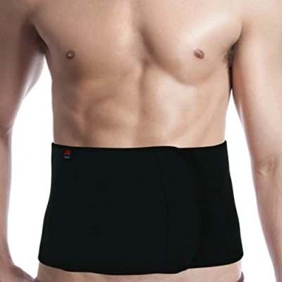 Image of Faxianther Men Women Adjustable Compression Sports Waistband Waist Trimmer Belt Lower Back Pian Support Brace Lumbar Abdominal Protector Band Weight Loss Ab Wrap