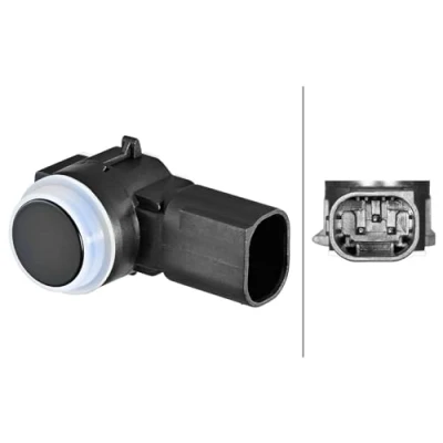 Image of 1609981080, 9675202477 Parking Sensors HELLA 6PX 358 270 351 Rear Ultrasonic Sensor CITROËN: C4 Grand Picasso 2, Berlingo II, C5 Aircross