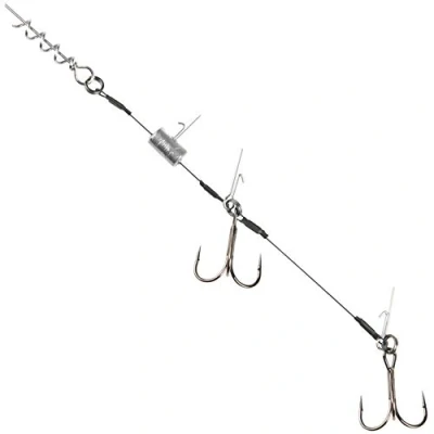 Image of Fox Rage Ti Pro Harness 25 30cm Single size 2/0 10g with 35g Titanium Wire perfect for Soft Lures