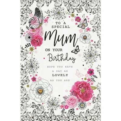 Image of Prelude Mum Birthday Card With Love To A Wonderful Sending Wishes Traditional Flower