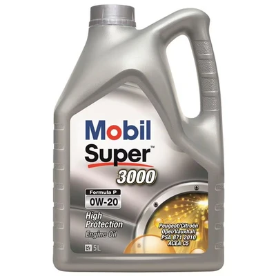 Image of Mobil Super 3000 Formula P 0W20 Engine Oil 5L