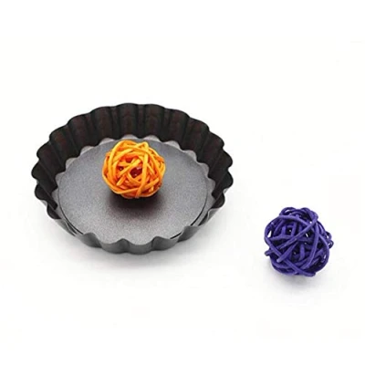 Image of DUORUI Tart Quiche Pan Pie Baking Tray Round Non Stick Removable Loose Base Cake Plate Dish for Oven Kitchen Tool