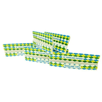 Image of Highland Double Decadence Kingsize Rolling Papers &amp; Tips by Lizzy® (6 Booklets)