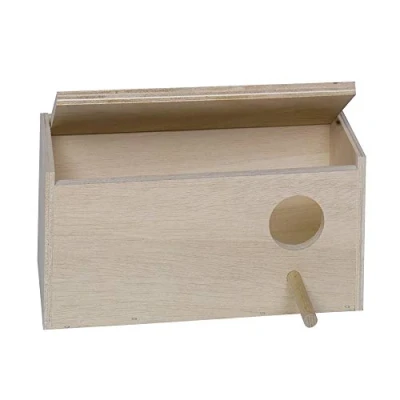 Image of Nobby Budgie Nesting Box with Hole on Right 28.5 x 14.0 cm