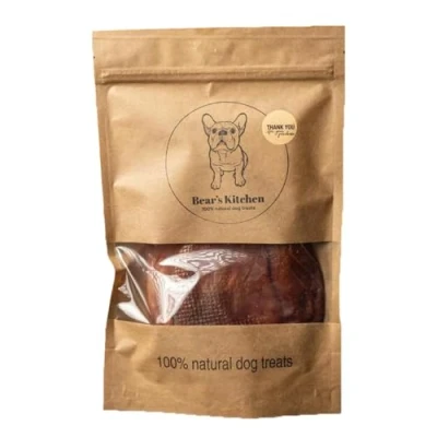 Image of Bear’s Kitchen Premium Quality Pigs Ears Natural dog treats Chews (Pack of...) Tasty Raw Healthy Treat Whole Pork Ear Chew Grain free Snack