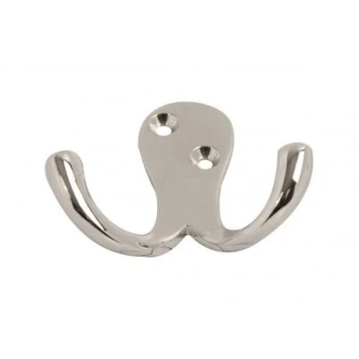 Image of Fort Fasteners Double Robe Hook 2.1/2 Inch Chrome Pack of 1