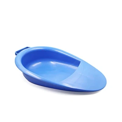 Image of Pepe Bedpans for Men, Ladies Urinal Bed Pan, Commode Pan Elderly, Unisex, Fracture Bedpan, Female with Handle, Portable Male Bedpan Blue