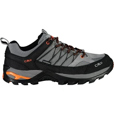 Image of CMP Men&#039;s Rigel Low Trekking Shoes WP, Cement Black, 12 UK