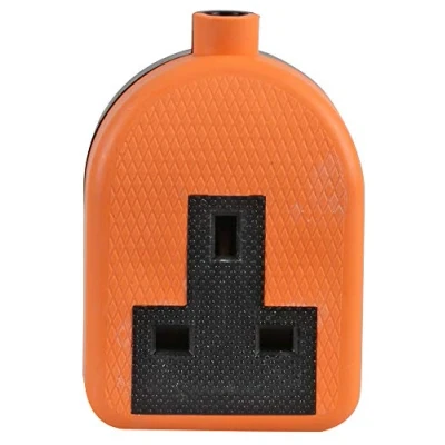 Image of PRO ELEC PELB1580 1 Gang Rubber Trailing Socket, Orange