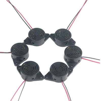 Image of Taikuwu 6Pcs DC 3 24V Electronic Buzzer Alarm Sounder 95Db High Decibel Continuous