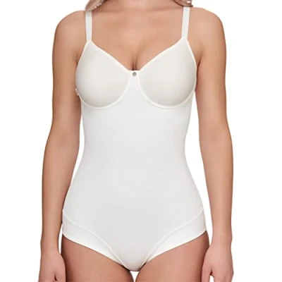 Image of Susa Women&#039;s Damen Spacer Body mit Bügel Catania Bodysuit, Ivory (Champagne 002), 36C