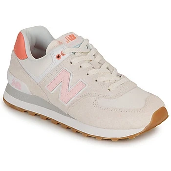 Image of New Balance 574 women&#039;s Shoes (Trainers) in Beige
