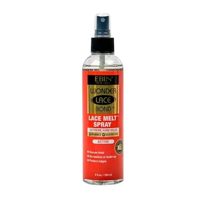 Image of EBIN Wonder Lace Bond Melt Spray (250ml, Active (Extreme Firm Hold))