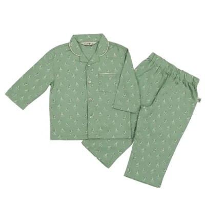 Image of TURTLE Revere Boys Pyjamas Set 100% Cotton Woven PJ Sets Sleepwear for Kids (Sea Sail, 2 3 Years)