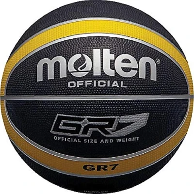 Image of Molten Youth Basket Ball, Black / Yellow, Size 6