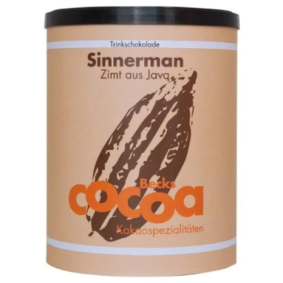 Image of Bio Trinkschokolade Zimt Sinnerman Becks Cocoa 250g