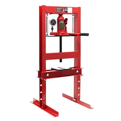 Image of Wiltec 6T Industrial Hydraulic Workshop Frame Warehouse Press Garage with Pressure Gauge