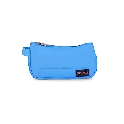 Image of JANSPORT Medium Accessory Pouch, 0.8 L, 12 x 22 4.5 cm, Blue Neon