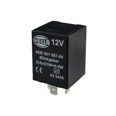 Image of 3095145M91, 42U0611331, 42U09H0380 Indicator Relay HELLA 4DB 001 887 041 12V Electronic 2(4)x21W+5 EW with holder