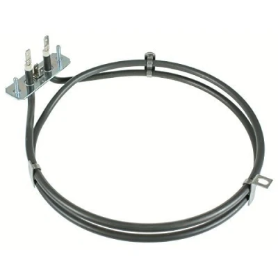 Image of First4spares Fan Oven Cooker 2 Turn Heater Element 2000W for Bush AE56TCW AE56TCS AE6BMS Models