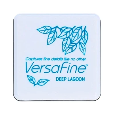 Image of Tsukineko Versafine Small Ink Pads Instant Dry Pigment Ink, Deep Lagoon